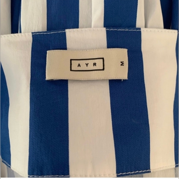 AYR Blue and White Striped Maxi Dress - Picture 7 of 9